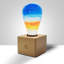 Lampe de table en bois 6,3 po