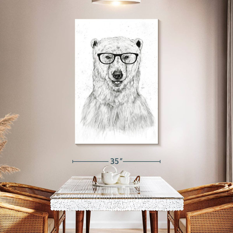 Brampt Geek Bear, 51" H x 34" W