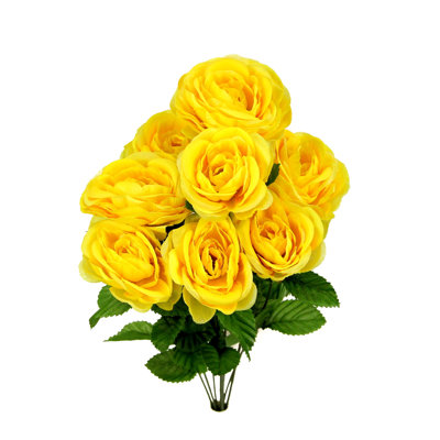 Ensemble de 8 renoncule à fleurs artificielles