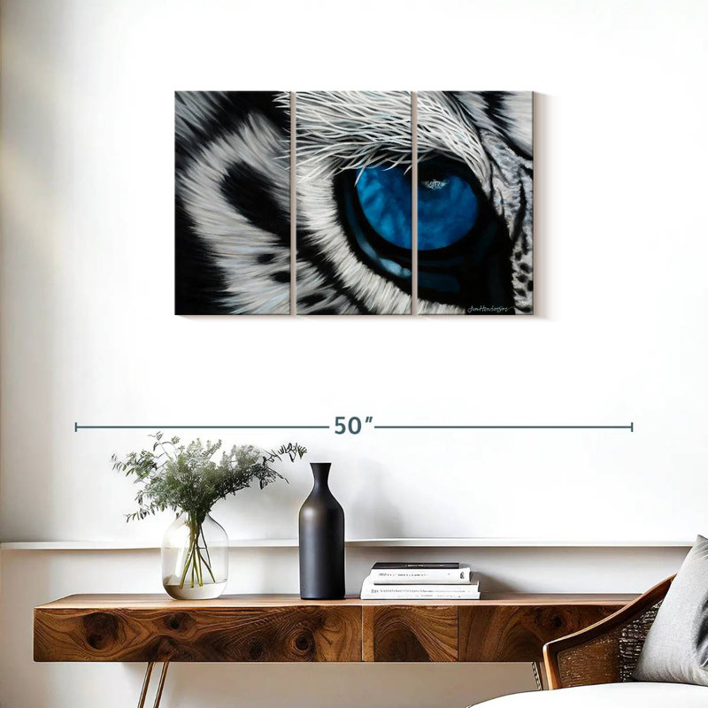 Brampt Blue Tiger Eye, 20" H x 33" W