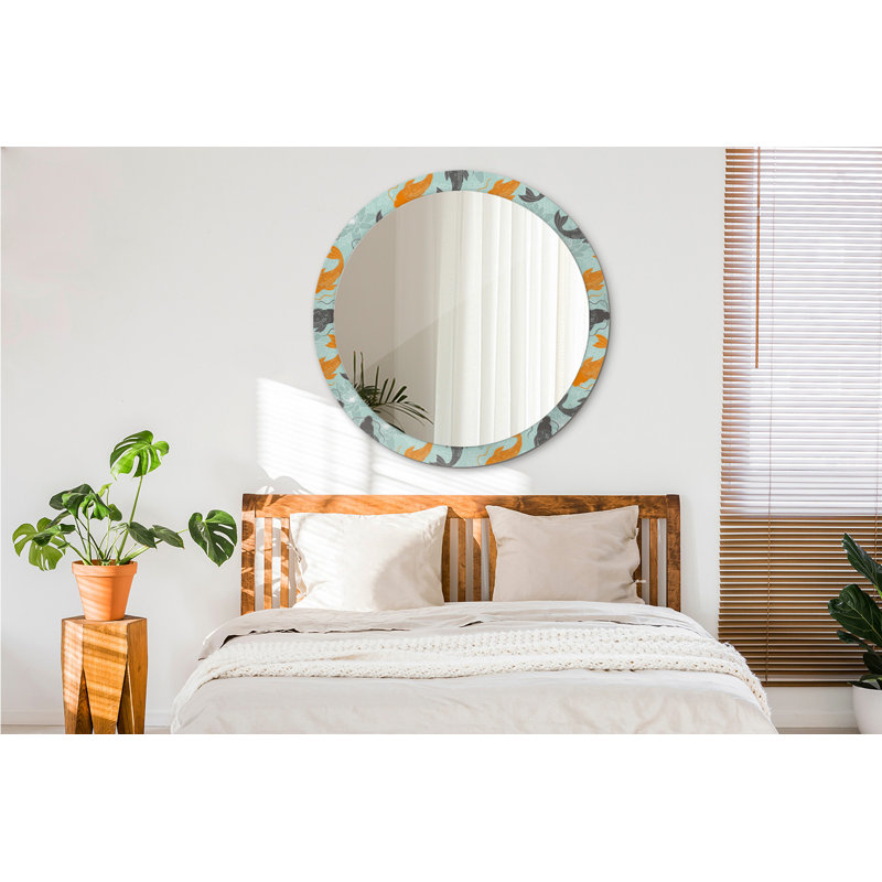 Huldar Glass Flat Wall Mirror