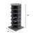 Grey 360 Rotating Shoe Cabinet 6 Layers