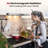 30 in. 4 Elements Electric Cooktop, Built-in Ceramic Glass Stove Top, Knob Control