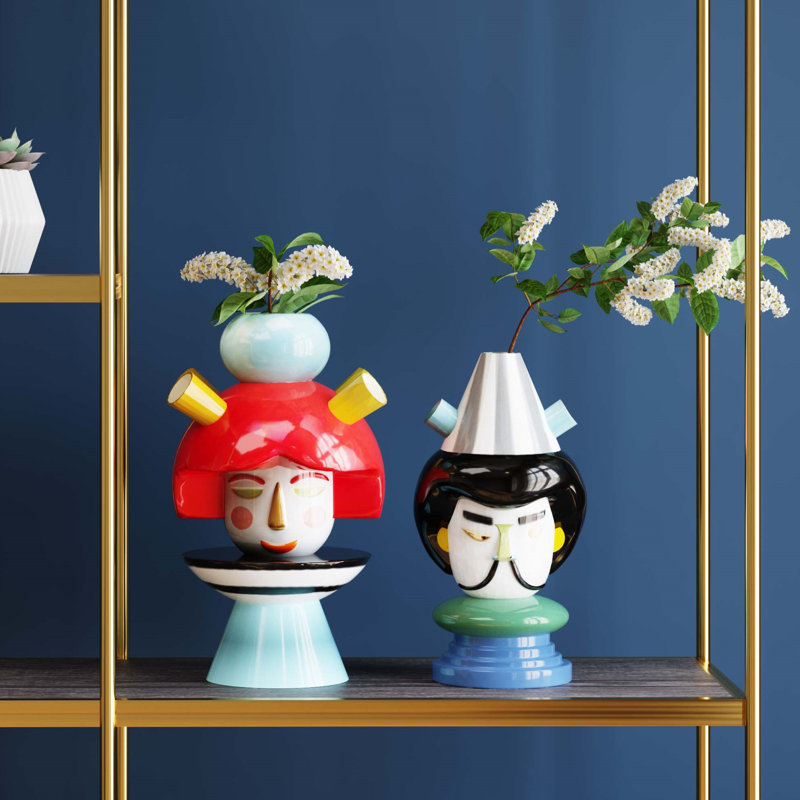 Deco Vase Puppet Girl