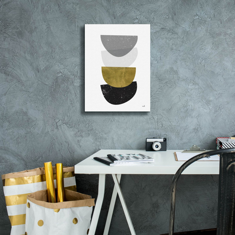 «Balance 2 Bg» par Moira Hershey, art mural sur toile, H 16 po x l 12 po x P 0,75 po