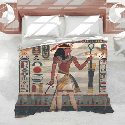 Egyptian Bedding History Comforter Art Deco