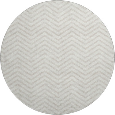 Premium Machine Washable Prisco Ivory Rug
