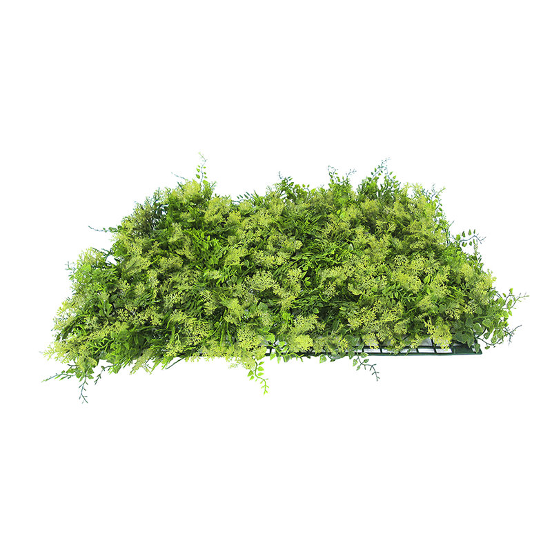 24" Artificial Fern Grass Greenery Wall Panel Hedge Backdrop Privacy Screen