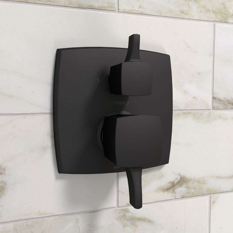 Ecostat Classic Pressure Shower Faucet Trim, Matte Black