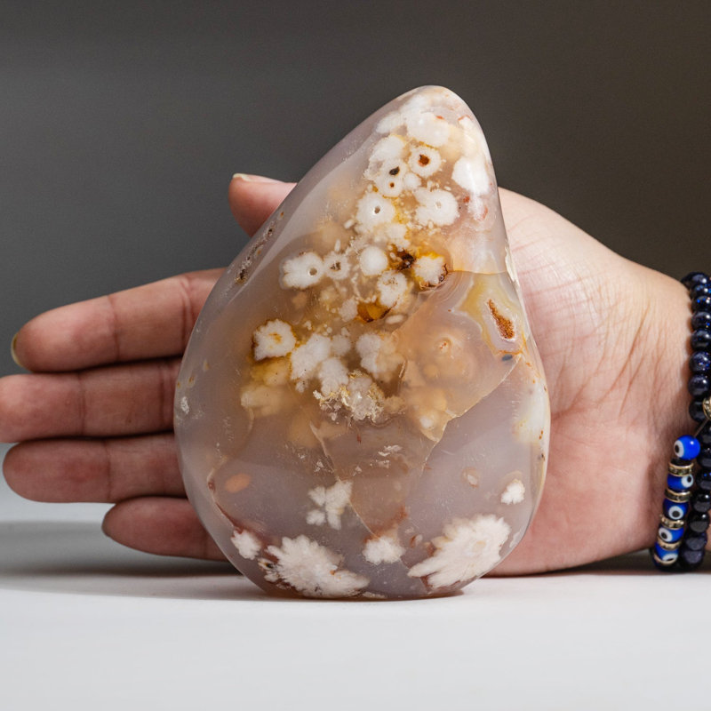 Genuine Polished Flower Agate Freeform from Madagascar (1.4 Lbs)