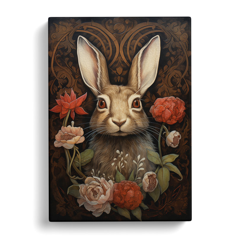 Hare Renaissance No.2 - No Frame Print, 76cm H x 50cm W x 3cm D