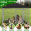 Anti-Rust Dog Kennel Outside With Roof