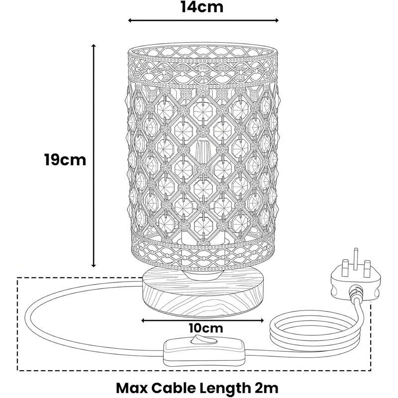 Wood Table Lamp
