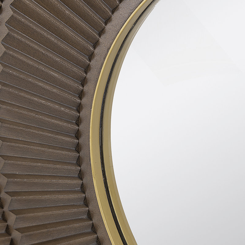 Miroir rond manufacturé