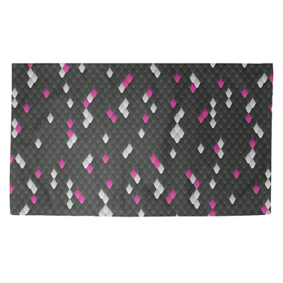 Tapis noir à nuances de serpent Mcguigan