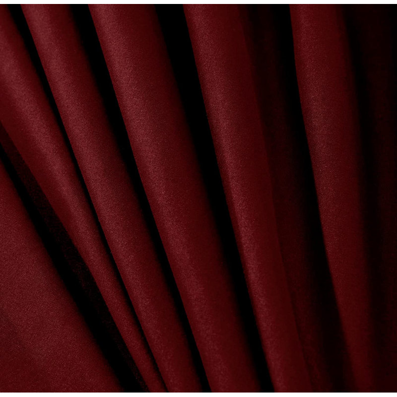 Liam Microfiber 7 Piece Bed in a Bag Comforter Set, Burgundy, Queen Comforter + 6 Additional Pieces
