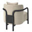 Fauteuil lounge Tether, chêne ébène-1503501420