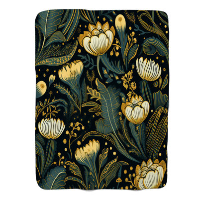 Majestic Blooms - couverture de qualité supérieure 1 pièce