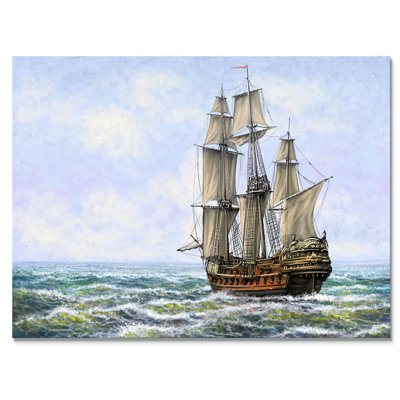 Old Naval Ship I - peinture sur toile
