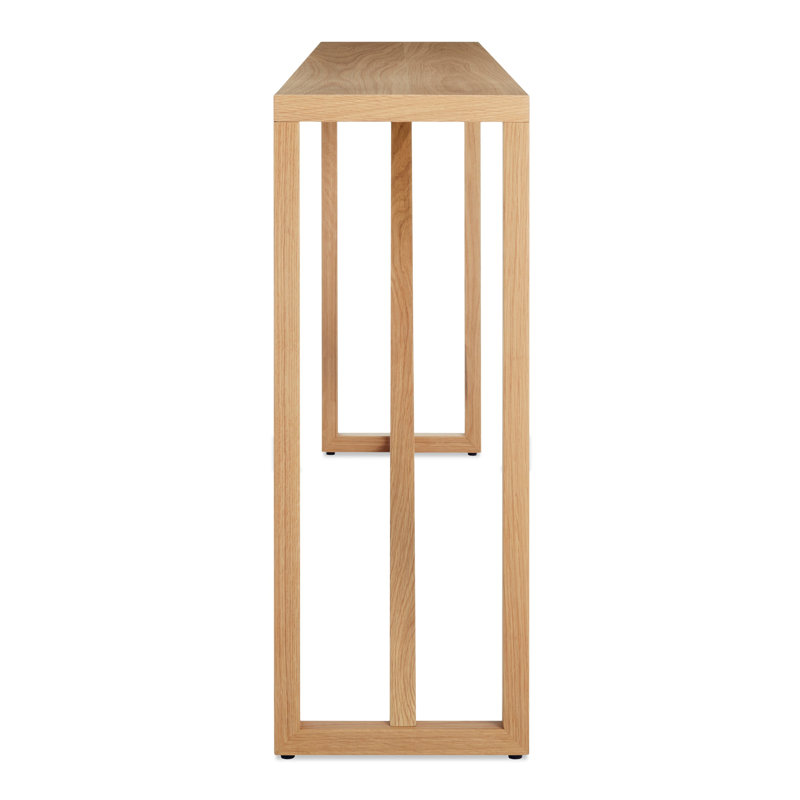Strut 60'' W Console Table, White Oak