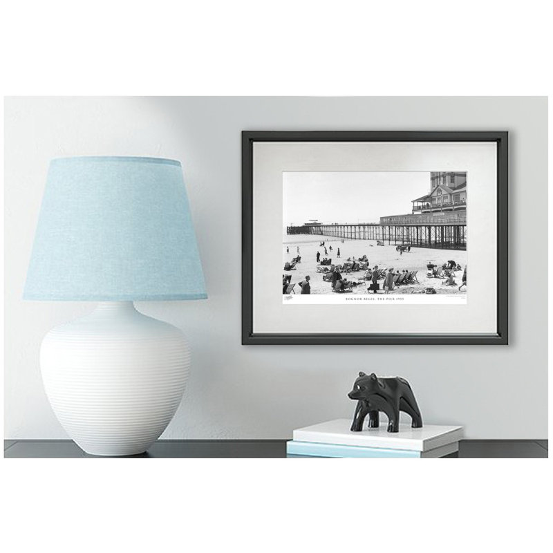 Bognor Regis, The Pier 1955 by Francis Frith - Single Picture Frame Print, 40cm H x 50cm W x 2.3cm D