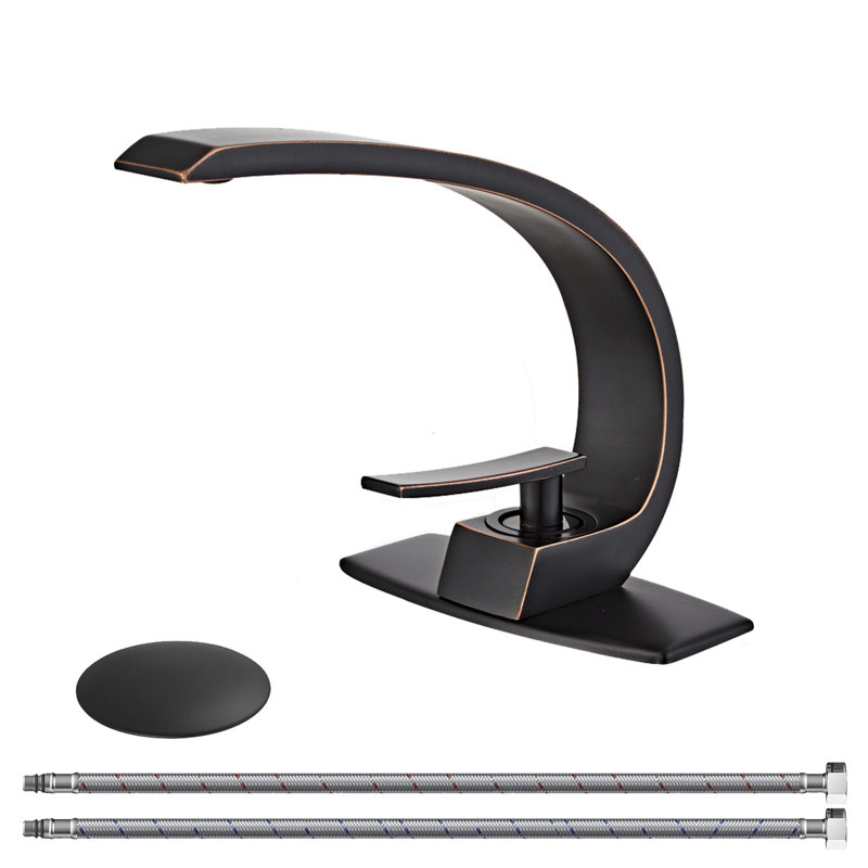 Single Hole Faucet Single-handle Bathroom Faucet, Oil Rubbed Bronze