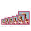 Ensemble de 4 cadres muraux en bois 3 "x 4" rose-90544065