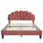 Upholstered Platform Bed with Headboard