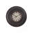Clocks, 20" Round, Wall Clock, Antique Brown, Transitional