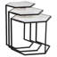 Hexagon 3 Piece Nesting Tables