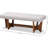 Studio Benches, One Size, Greyish Beige/Walnut