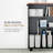Yamazaki Home Tower Rolling Slim Bathroom Utility Cart With Handle, 27" - Steel-46492066