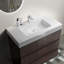 Walnut Bathroom Vanity With Sink, Large Storage Freestanding Bathroom Vanity For Modern Bathroom, One-Piece Sink Basin Without Drain And Faucet, Pre-Assembled-1918274871-1918274856