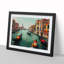 Venice Canal Watercolour Vol.1 - Framed Print-617120974-617120960