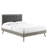 Willow Wood Platform Bed with Splayed Legs-1598483962-1598483961