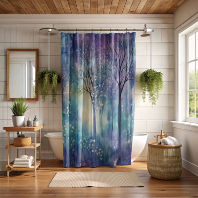 Rideau de douche Woodland View