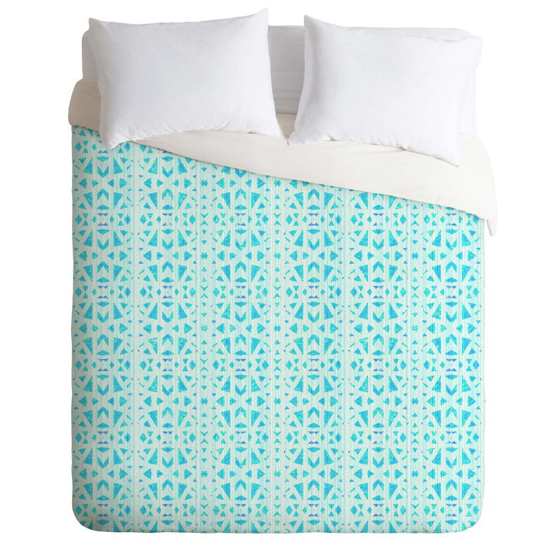 Hadley Hutton Polyester Geometric Shapes Duvet Cover, King Duvet Cover + 2 King Shams