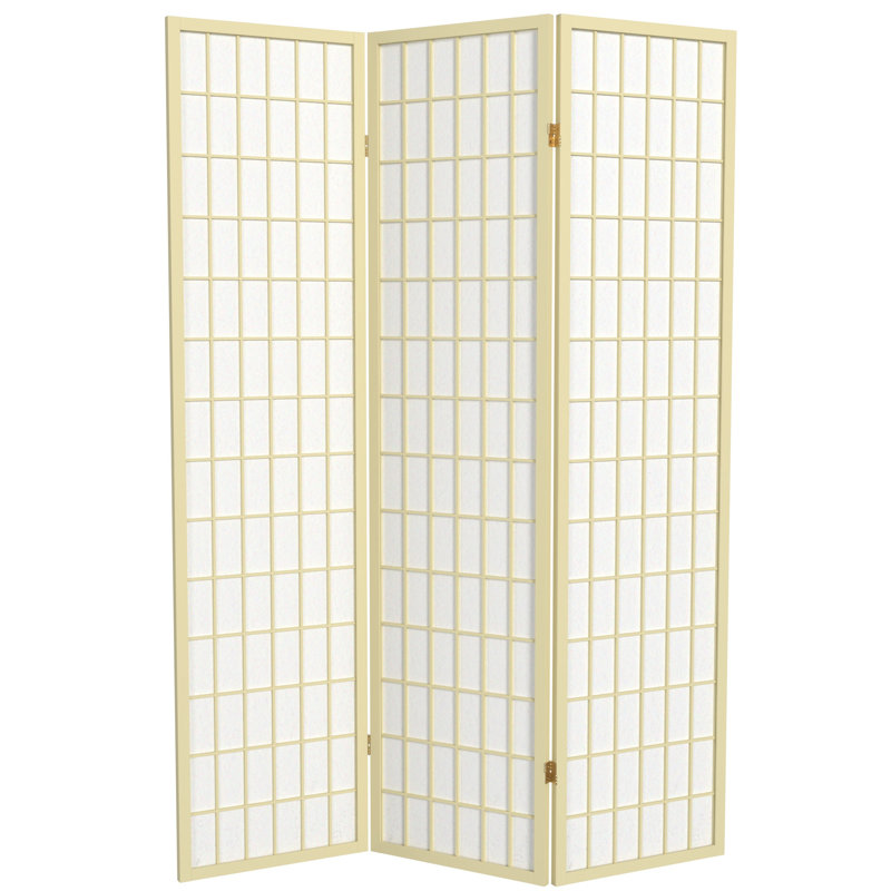 Paravent Shoji pliable Alex 70'' H, Ivoire, 3