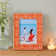 Vidya Orange Patterned Photo Frame