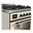 ILVE Majestic II Series 30 inch Dual Fuel Range with 5 Sealed Burners (Glass Door)-99308322-48279991