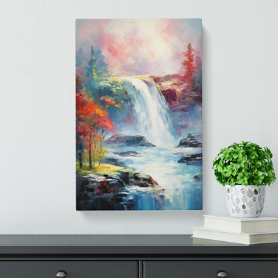 Waterfall Impressionism No.2 - Print