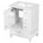 Hutton 24" Freestanding Bathroom Vanity with Ceramic Sink, Drawers & Shelves-2032694428