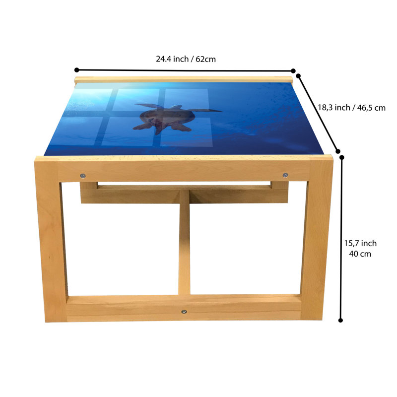Ingileif Sled Coffee Table, 62cm H x 46cm W x 40cm D