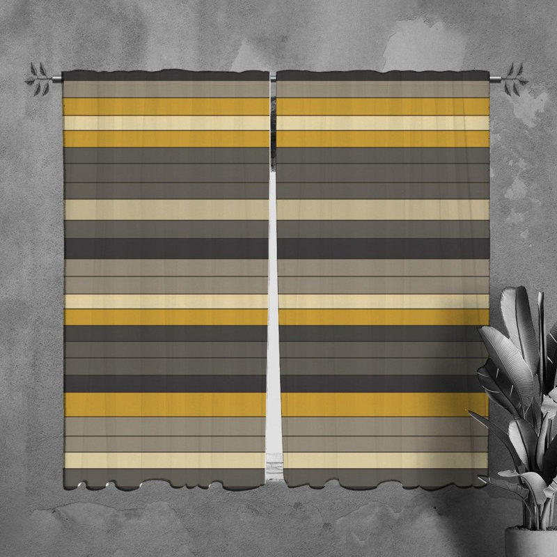 Paire de rideaux obscurcissant en polyester Kallin, L 20 po x L 82 po