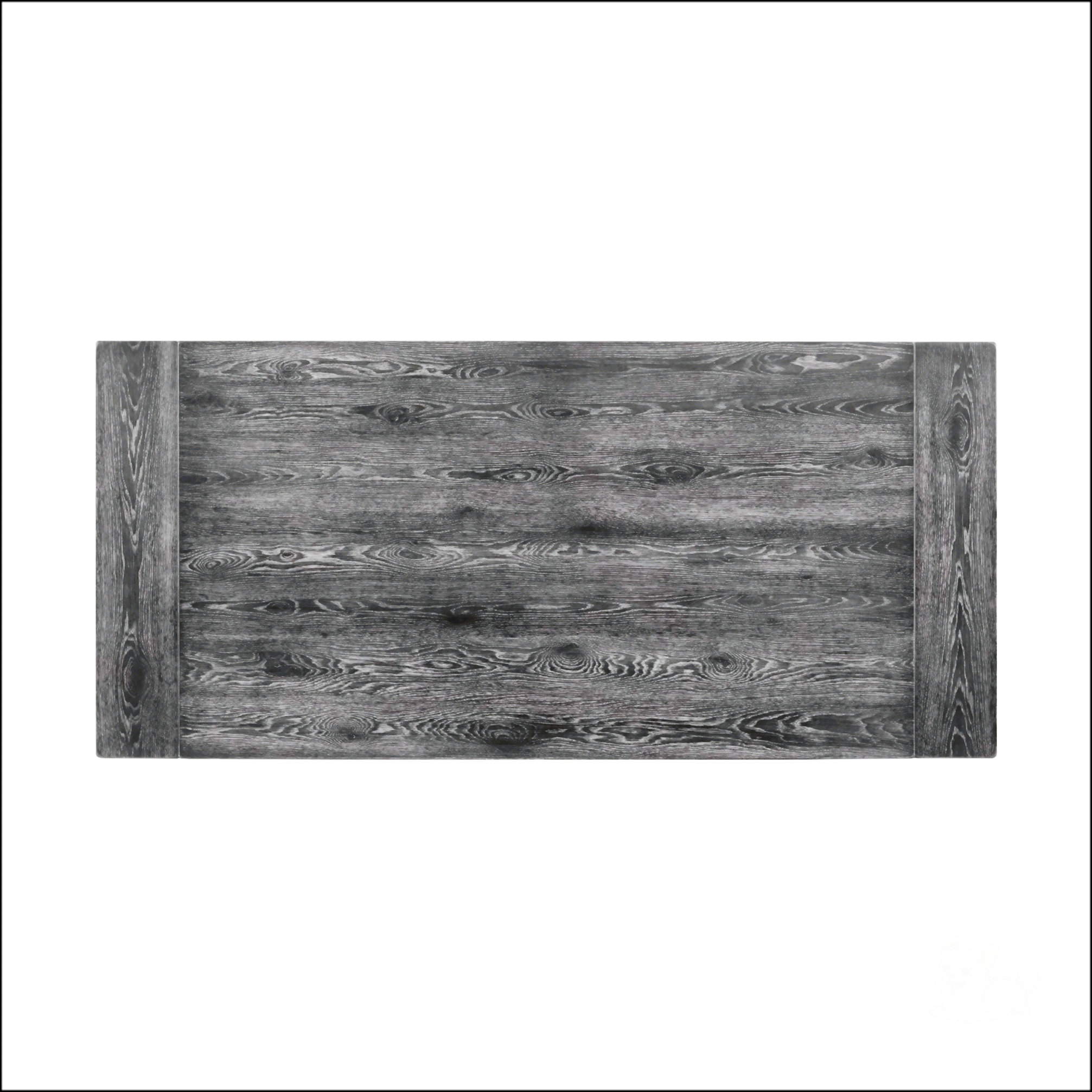 One Allium Way® Rectangular Trestle Table With Double Turned Pedestal ...