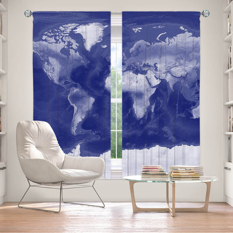 Room Darkening Curtain Pair, 40" W x 82" L