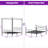 Alex-Jay Metal Canopy Bed-2109103170-2109103169