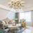 35'' Modern Ceiling Fans with Lights and Remote, Dimmable, 6 Speed, Reversible, Timing, Low Profile Ceiling Fan for Living Room-1929832749