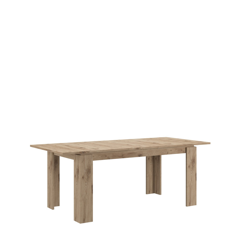 Gulwasha Extendable Dining Table, Nox Oak