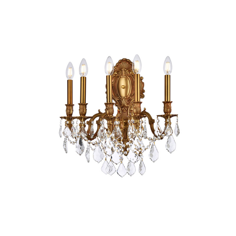 Cristal taillé royal monarque Mardochée, 5, Or français, H 24 po x l 21 po x P 21 po